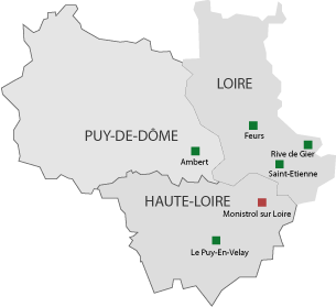 Carte départements